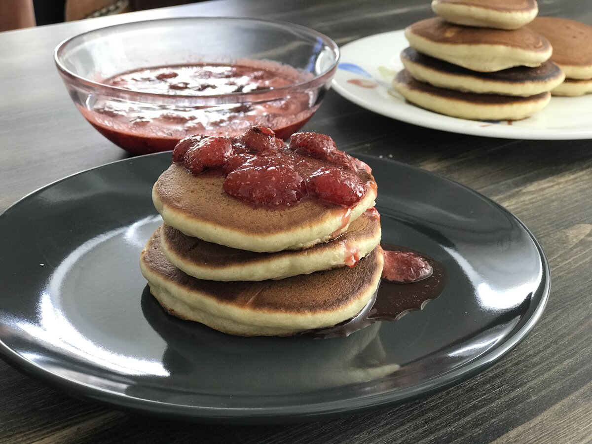 Панкейки с маслом