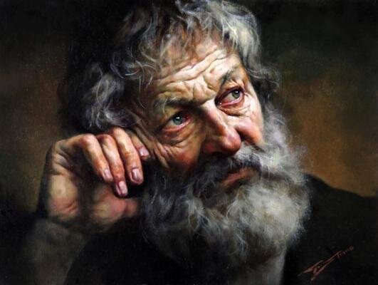 Таким автор видит отца Арсения. Художник Джанни Стринно