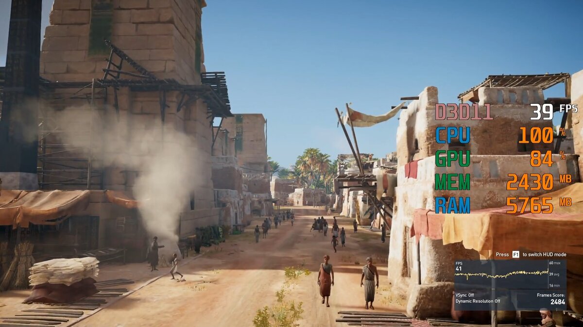 Assassin's creed origins (средние настройки графики, видеокарта Gtx 1050TI)