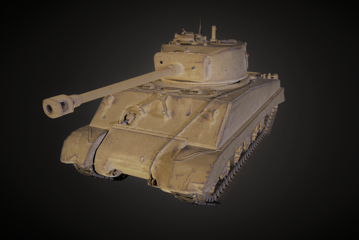 Так он выглядит в топе, но эта не та комплектация при которой танк начинает тащить.