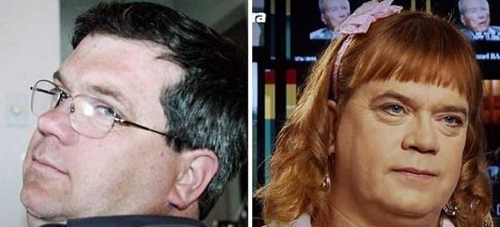 Слева так выглядел мужчина до изменений, справа - так выглядит сейчас