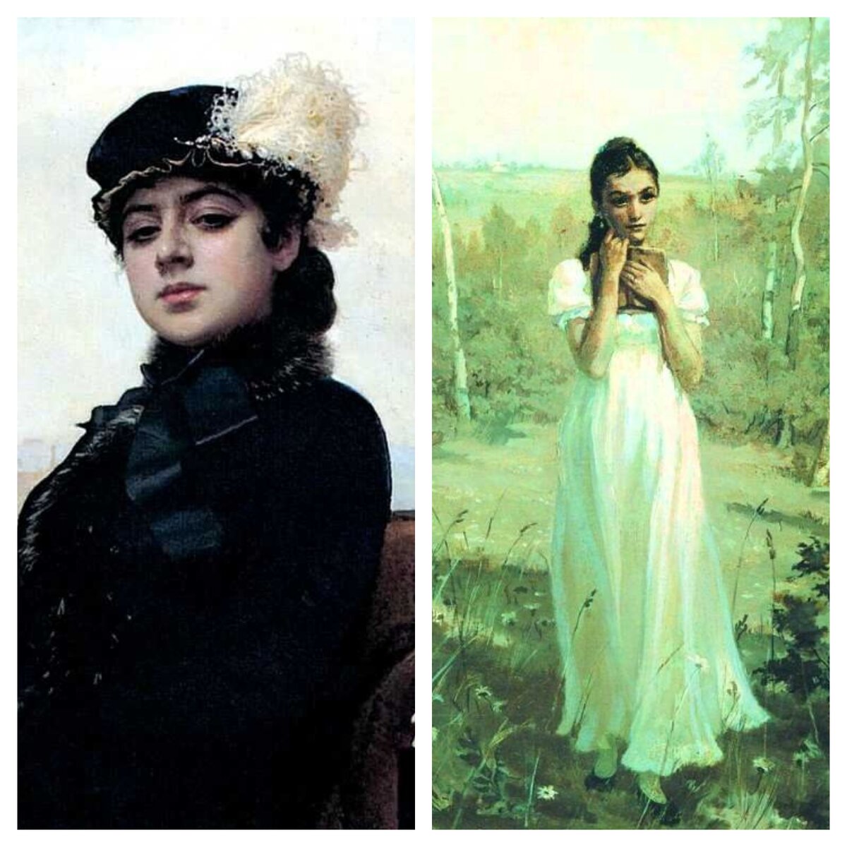 Использованы произведения художников И. Н. Крамского и Л. Я. Тимошенко