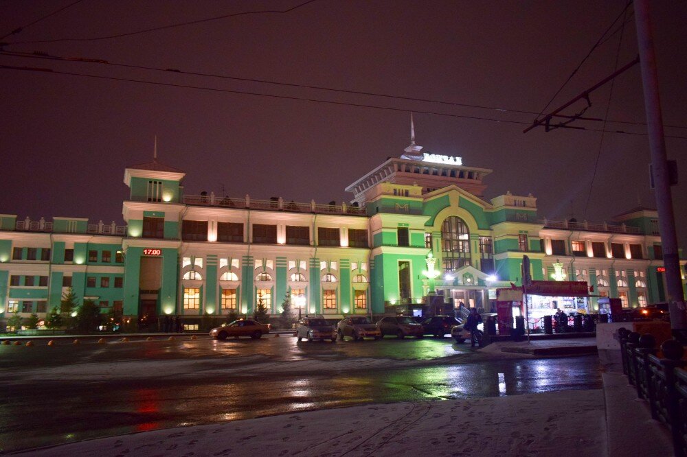 Омск жд вокзал фото