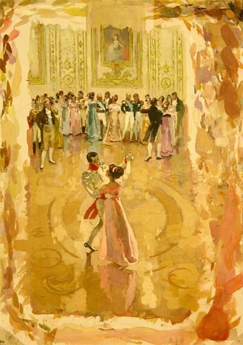 А.В.Николаев. Князь Андрей и Наташа на балу. 1971-1975 гг. 