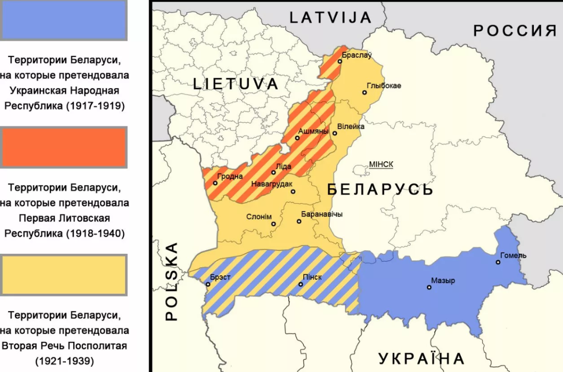 Польские земли на украине карта