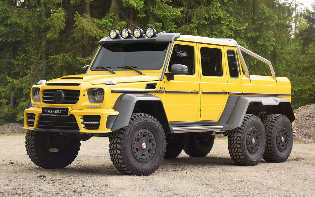 Mercedes G63 AMG 6x6 - фото и цена, характеристики шестиколесного Гелендвагена в России