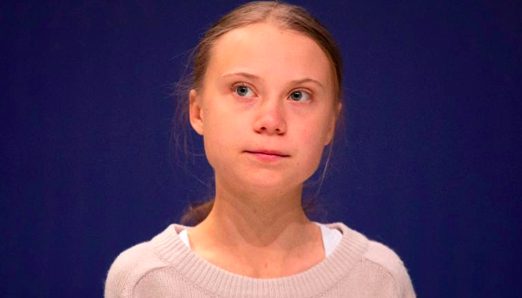 Шведская экологическая активистка Грета Тунберг принимает участие в климатической конференции COP25, которая состоится 10 декабря 2019 года в Мадриде.