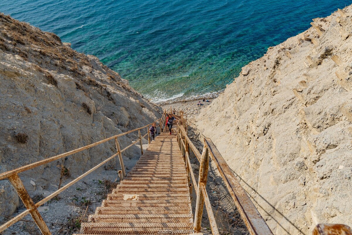 Анапа 800 ступеней к морю фото Анапа. Какие они, эти 800 ступеней к пляжу? Как добраться к чистому морю? Супсех