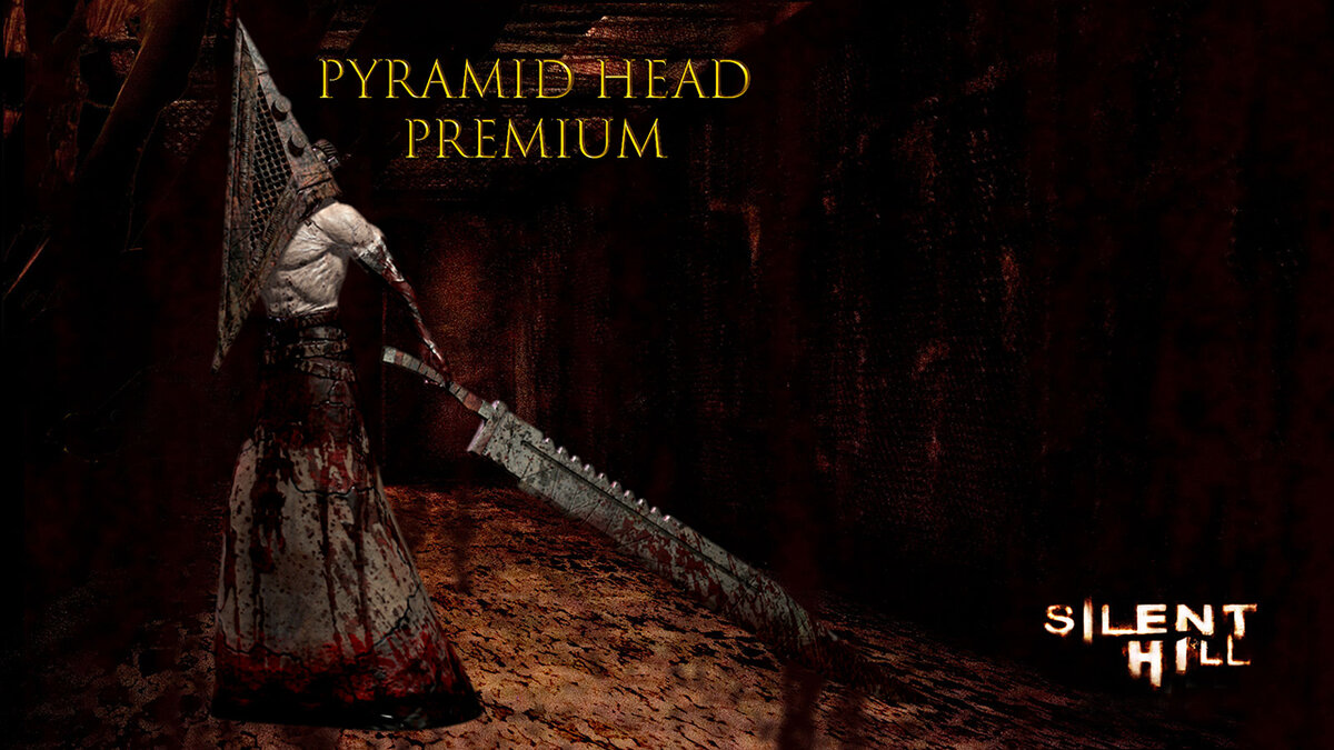 Pyramid Head as Mr. X