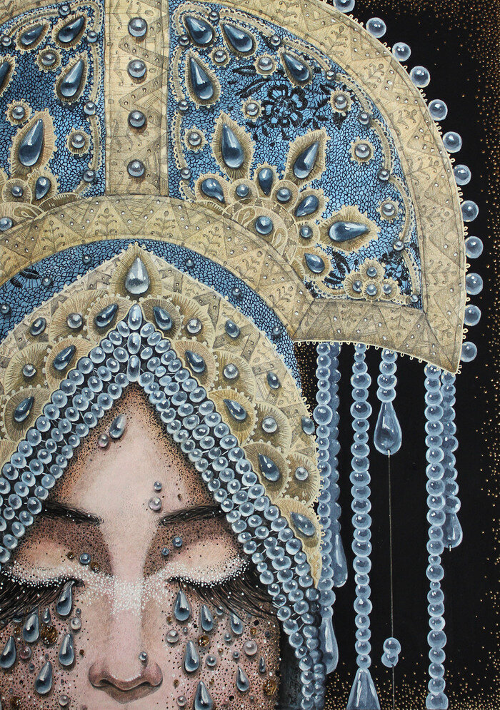 Царевна дождя и женских слез. Художник Оксана Гамбургер