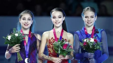 Алена Косторная, Анна Щербакова, Александра Трусова