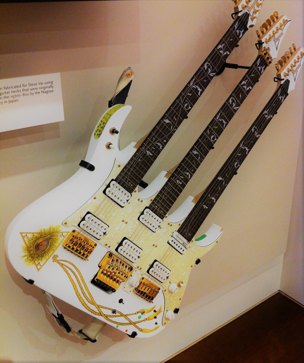 Гитара Стива Вая. Фото из открытого источника "Яндекс картинки". Отредактировано автором статьи.