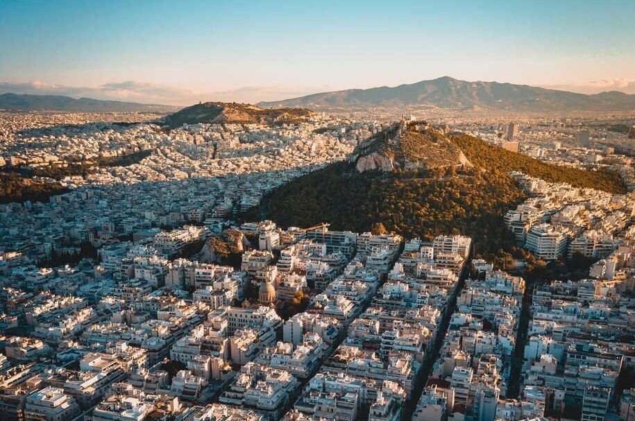 Как сейчас выглядит местность, где когда-то жила Таис (Афины, Λυκαβήττος)