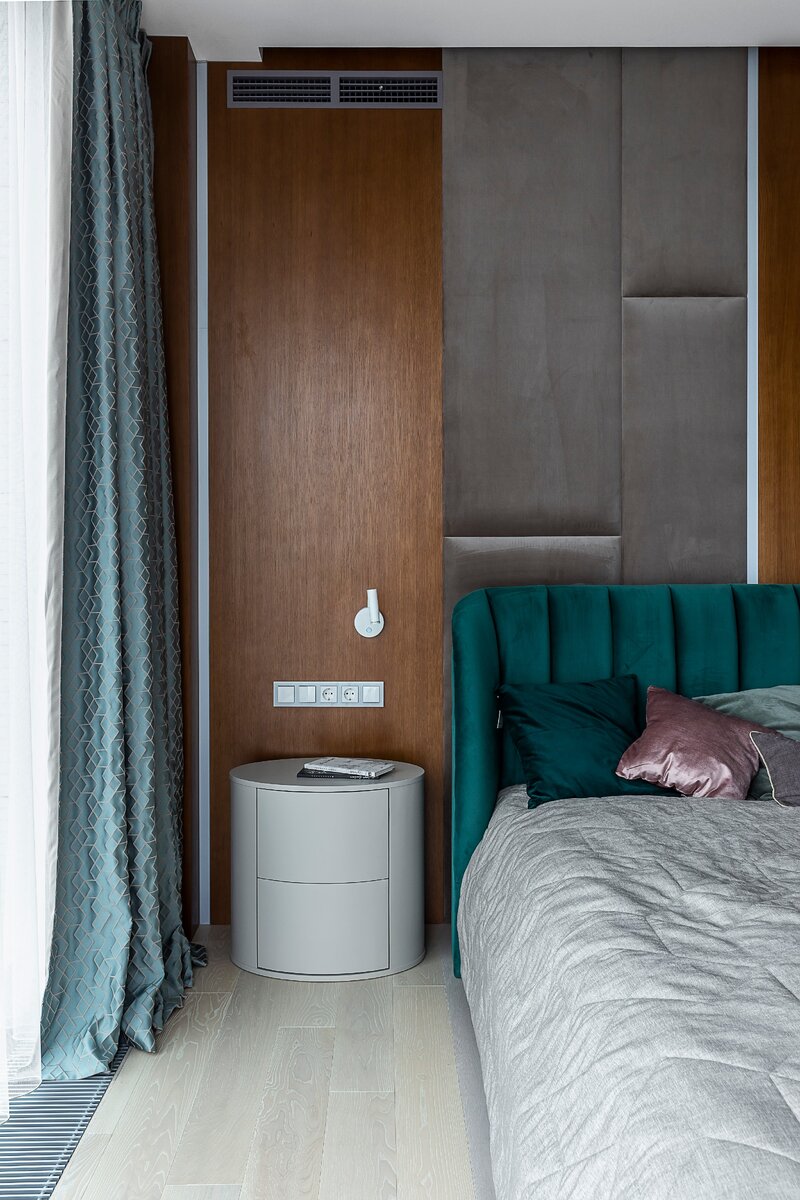 Реализованный проект спальни в ЖК Воробьев Дом от DRHouse