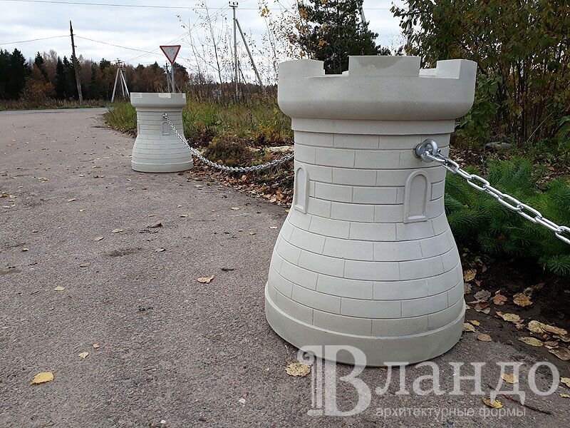 Парковочное ограждение из архитектурного бетона "Вландо"