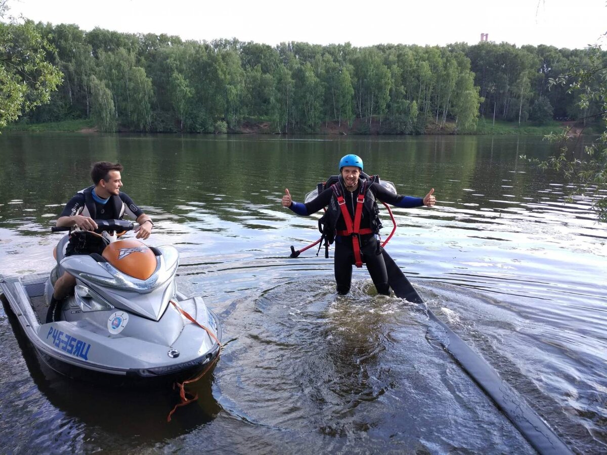 Полет на флайборде от 3 000 р. до 8 000 р.