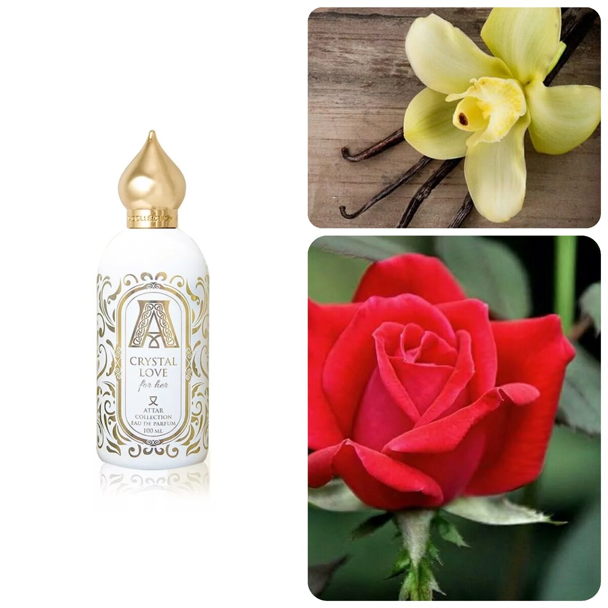 Неожиданно красивая ваниль. Коллаж автора