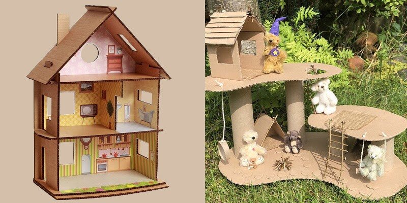 Детский игровой домик из дерева для квартиры или для дачи будет лучшим подарком для вашего ребенка.