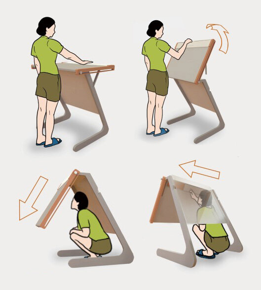 складная школьная парта