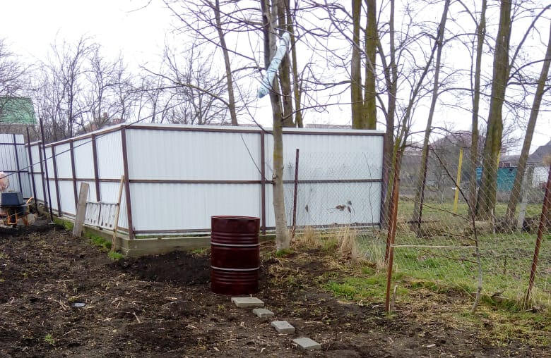 1-й год, доску обмотали тканью