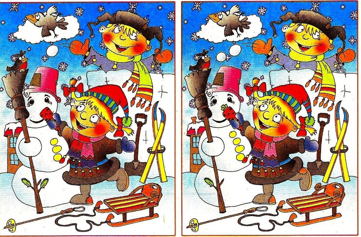 10 отличий на двух картинках играть