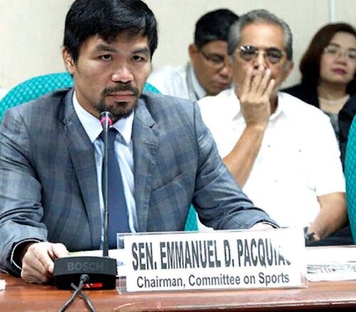 сенатор Мэнни Пакьяо в 2016 году.