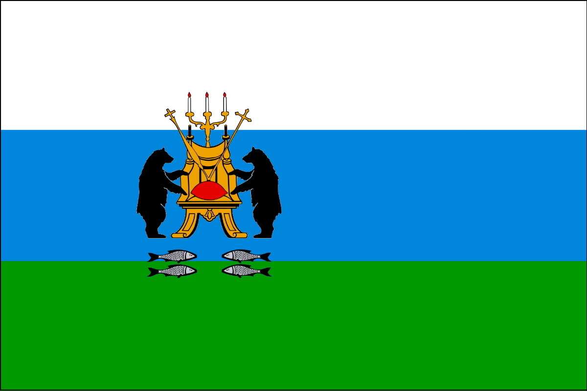 Вероятный вариант флага Северной России. 