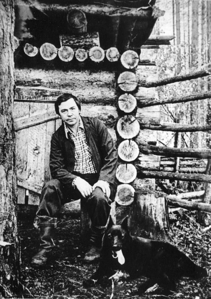 Валентин Распутин. Фото Ю. Григорьева. Иркутский областной краеведческий музей