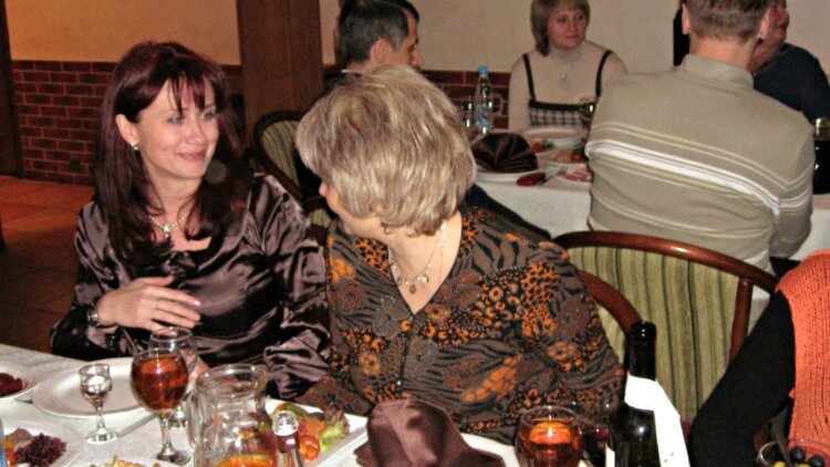 Люда со встречи одноклассников.