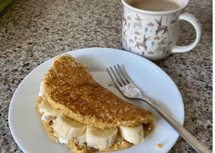 Овсяный блин.