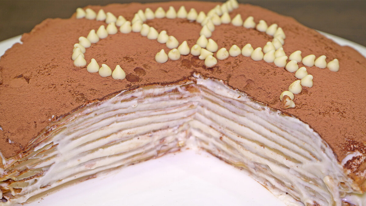 Блинный торт с нежным кремом