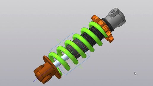 Видеоуроки Компас 3D V17 Амортизатор - создание сборки и анимации