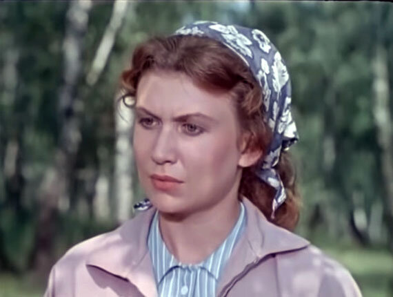 Галина Теплинская. Кадр из фильма «Ссора в Лукашах»