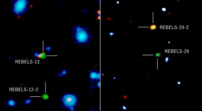 Источник: ALMA (ESO / NAOJ / NRAO), космический телескоп Хаббла NASA / ESA, ESO, Fudamoto et al.