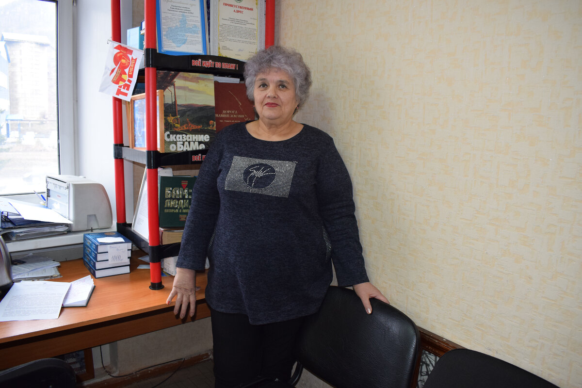 Лариса Норина делает всё возможное, а порой и невозможное, чтобы ни один ветеран БАМа не был забыт