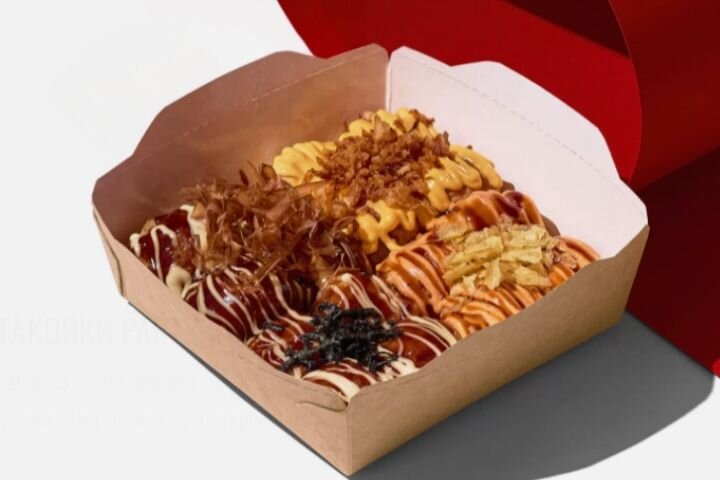 Ассорти блюд в Такояки