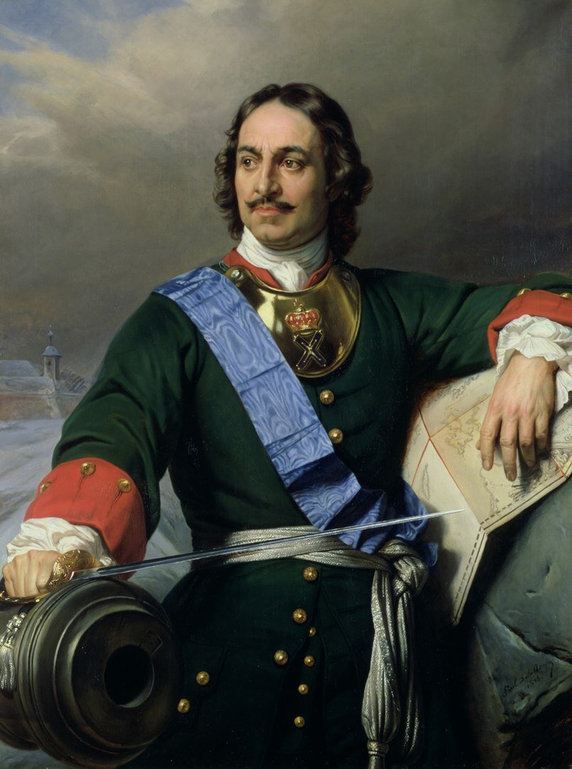 Поль Деларош. Портрет Петра I, 1838 год, Гамбургский кунстхалле, Гамбург © Public domain