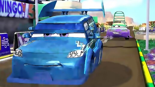 Cars 2 Wingo VS DJ and Shu Todoroki Fast as McQueen