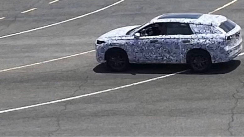 Chery Tiggo 9 на тестовых испытаниях