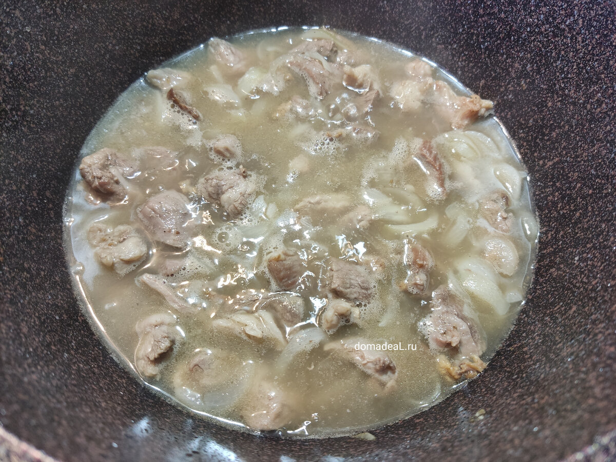 тушим мясо до готовности