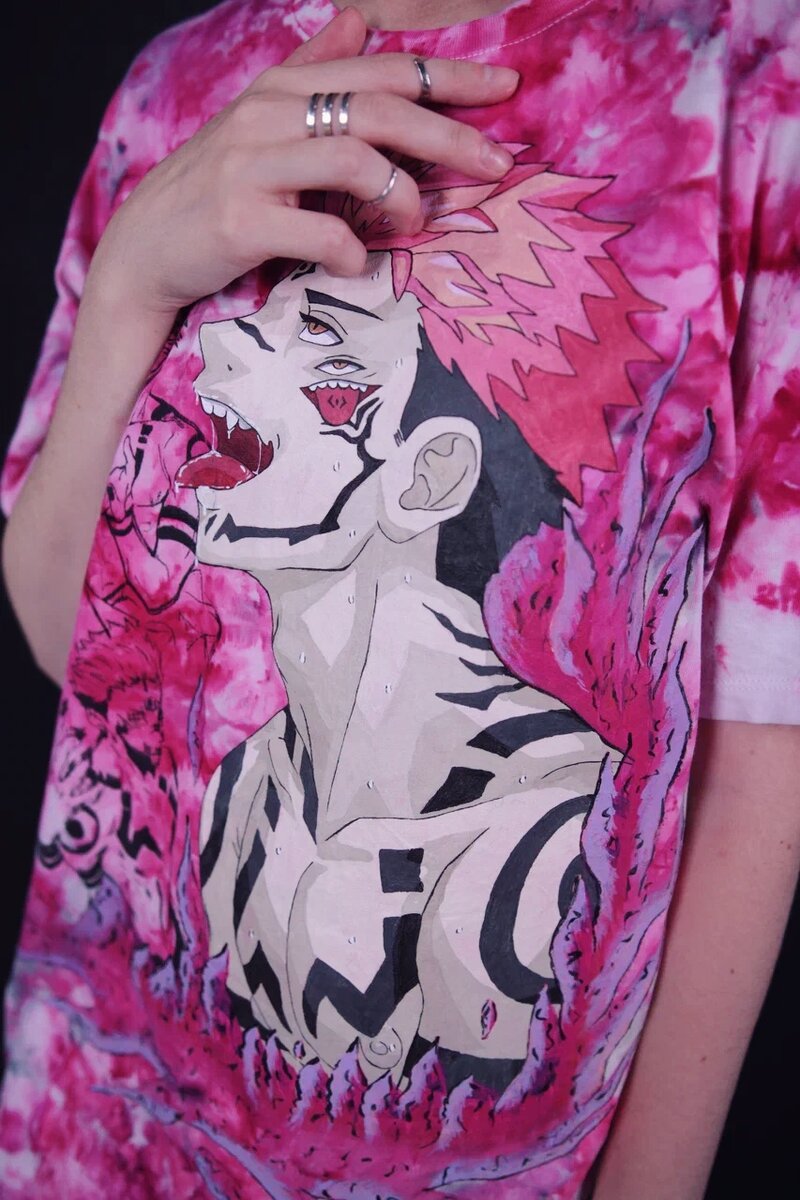 Футболка с Сукуной Рёменом (аниме "Магическая битва")