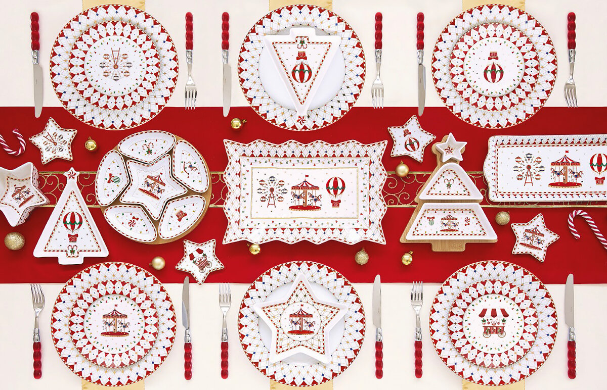 Фарфоровая коллекция "Рождественская страна чудес" бренда Easy Life