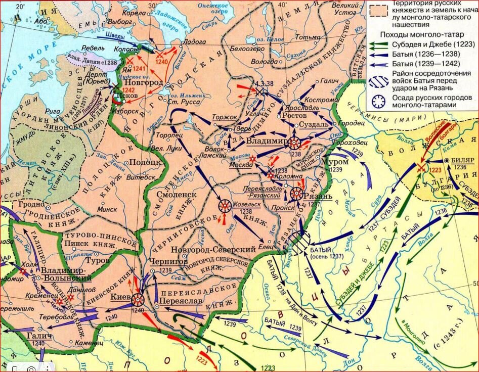 Проект монголо татарское нашествие на русь