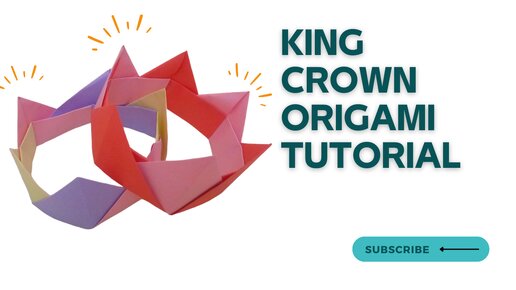Как сделать Корону Оригами! Корона из бумаги! Как сделать корону из бумаги!