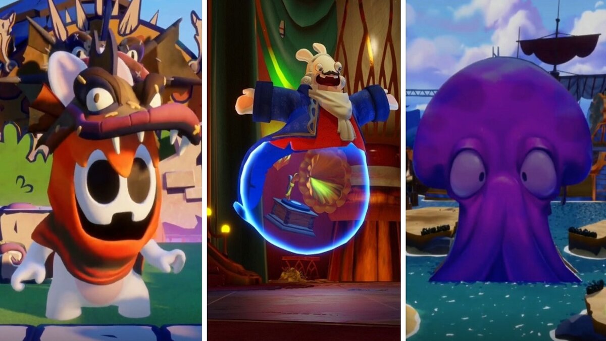 mario and rabbids sparks of hope rayman in the phantom show all bosses