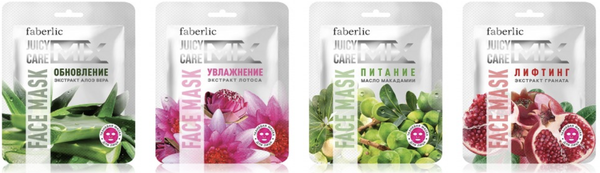 Процесс нанесения маски на лицо