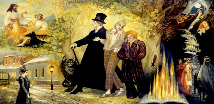 Иллюстрации сцен из романа. Источник: https://2.bp.blogspot.com