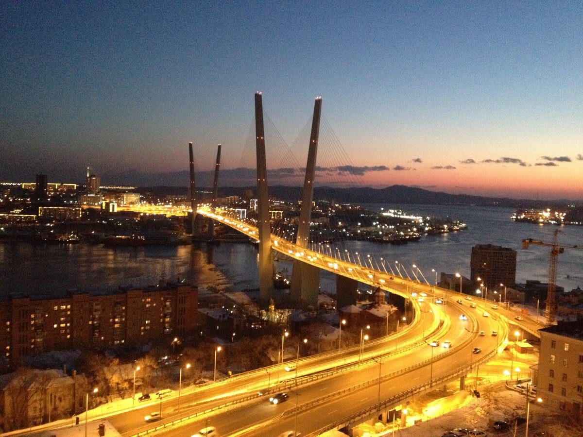 Вид на Золотой мост