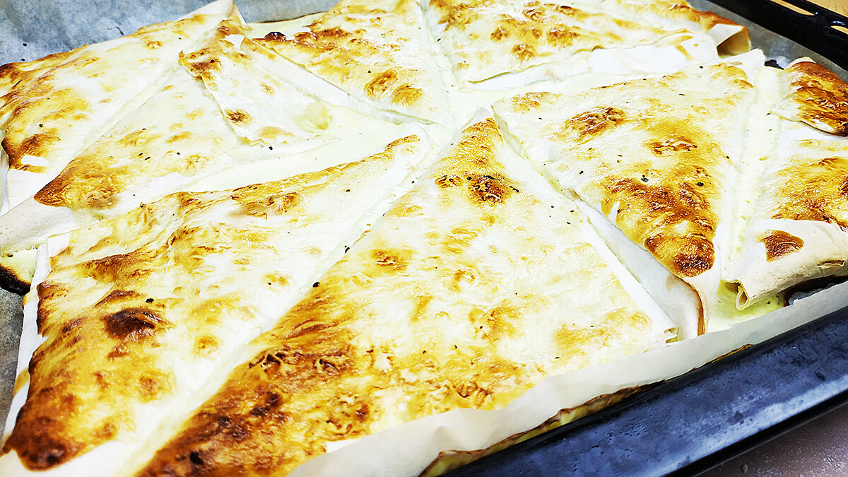 Конвертики из лаваша