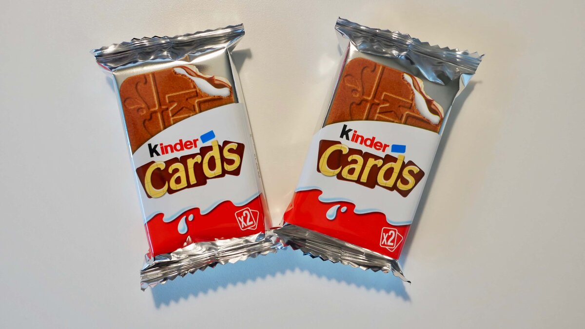 KINDER Cards x2 25.6g